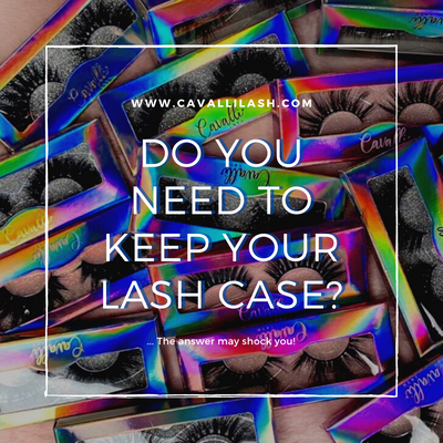 Should You Keep Your False Eyelash Case?