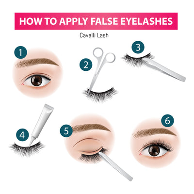 How To Apply False Lashes